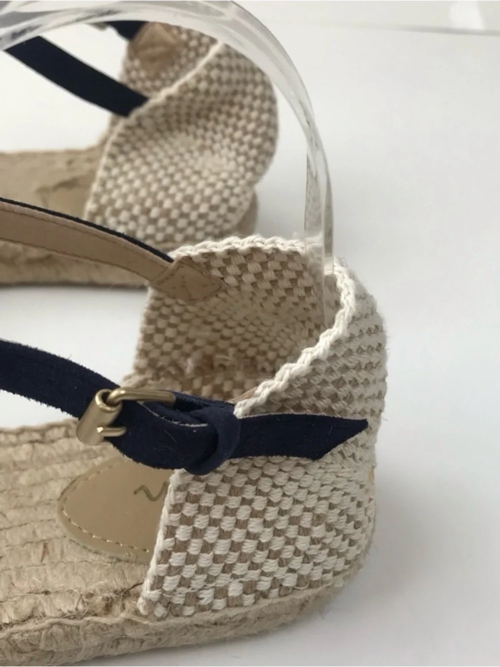 Boden Peggy Espadrilles, Navy, 5.5